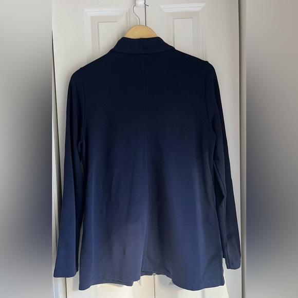 Eileen Fisher Women’s Travel Ponte Jacket, Navy Blue, Size Medium - Picture 2 of 5